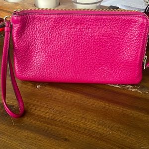 Purple Coach Wristlet Wallet